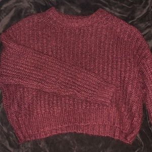 Maroon sweater